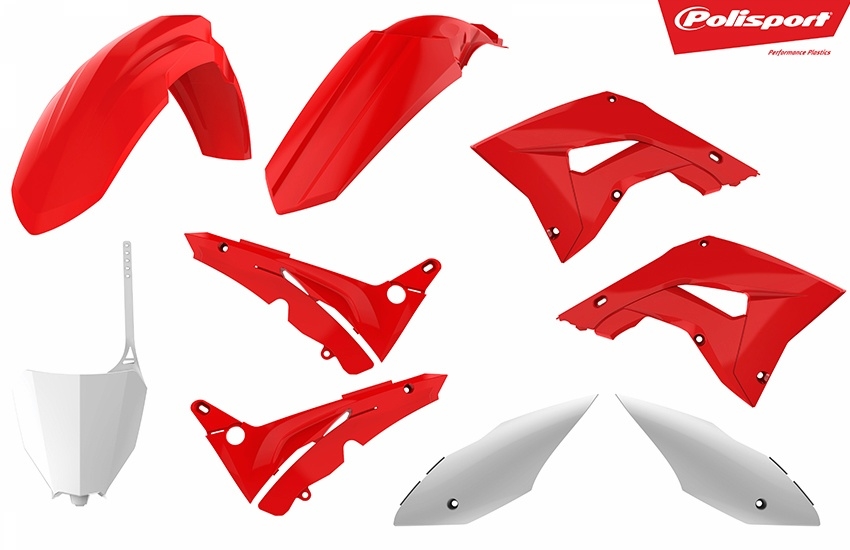 Sada plastů Polisport Restyling Plastic Kit Honda CR125/250R Red White
