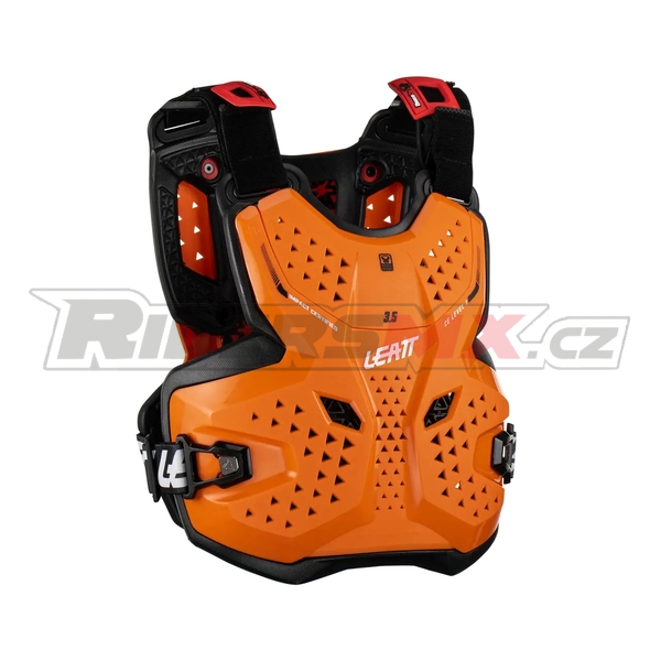 Dětský chránič hrudi Leatt 3.5 Chest Protector Junior Orange Black