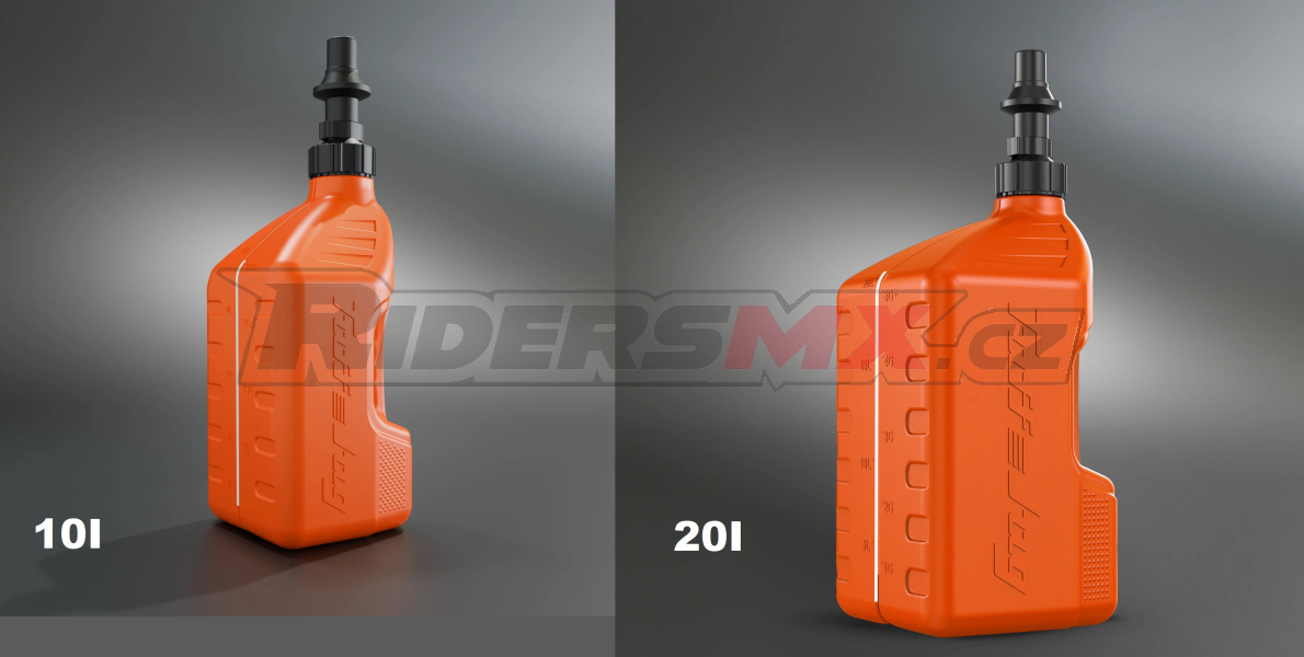 Rychlotankovací kanystr na benzín TUFF JUG Utility Can Ripper Cap 10L / 20L Orange Gen 3