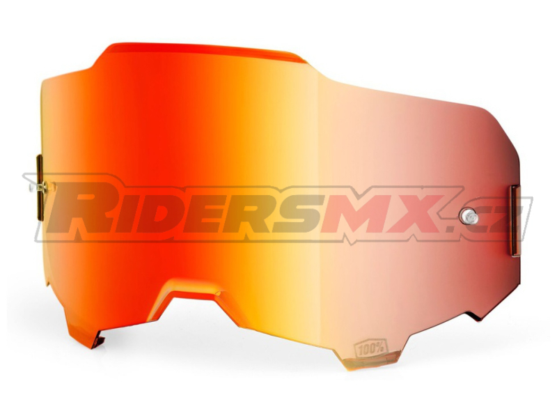 Náhradní sklo 100% ARMEGA®/ARmatic™ Replacement Lens Mirror Red