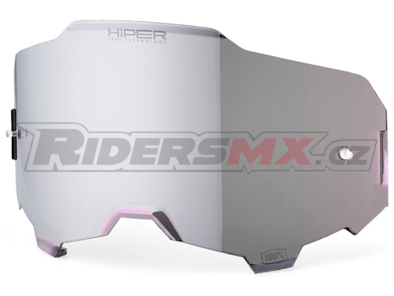 Náhradní sklo 100% ARMEGA® / ARmatic™ Replacement Lens HiPER® Silver Chrome