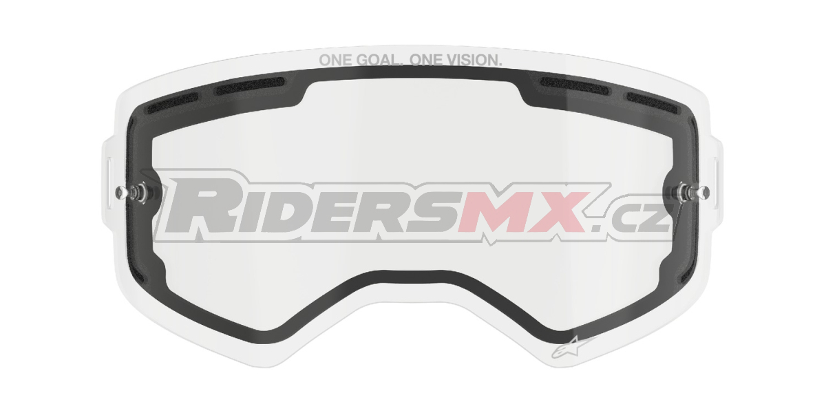 Náhradní dvojité sklo Alpinestars Supertech Clear Double Paned Replacement Lens