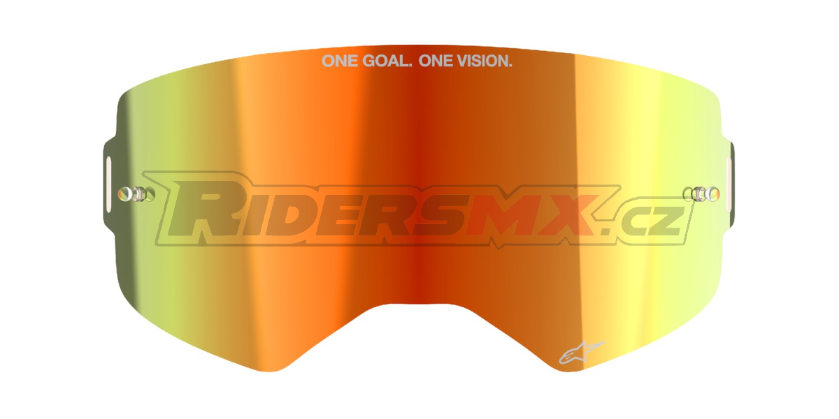 Náhradní zrcadlové sklo Alpinestars Supertech Red Mirror Replacement Lens