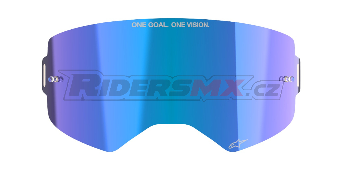 Náhradní zrcadlové sklo Alpinestars Supertech Blue Mirror Replacement Lens