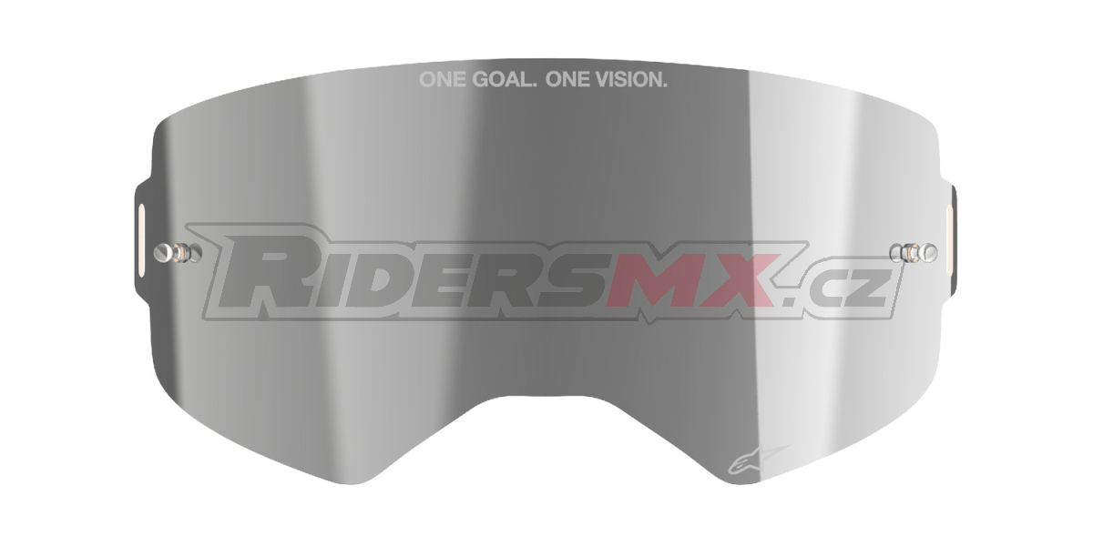 Náhradní zrcadlové sklo Alpinestars Supertech Silver Mirror Replacement Lens