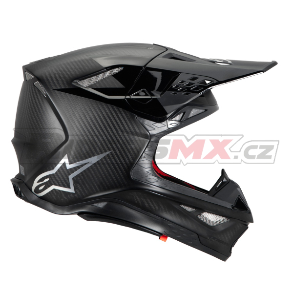 Mx Helma Alpinestars Supertech M10 Fame Helmet ECE Black Carbon Matte Gloss 2026