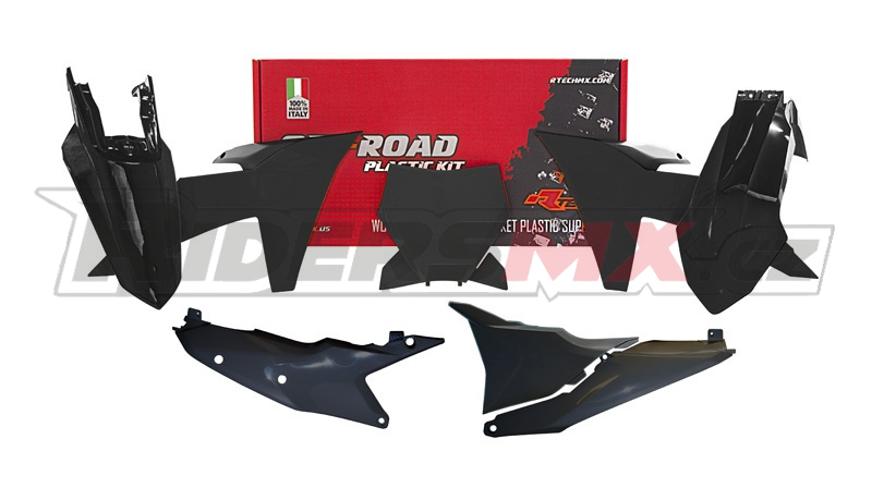 Sada plastů RTECH Full Plastic Kit KTM SX125/250 SXF250/350/450 23-24 Black
