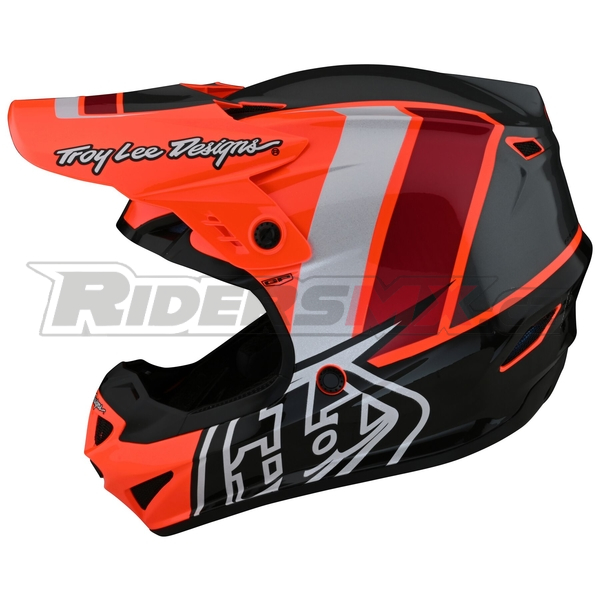 Dětská helma na motokros TroyLeeDesigns Youth GP Helmet Nova Glo Orange 2022